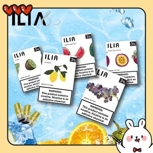 ILIA煙彈｜31種口味 一代透明哩啞發光彈 通用一代主機 2.5ml/3顆裝/台灣現貨#日期10/20