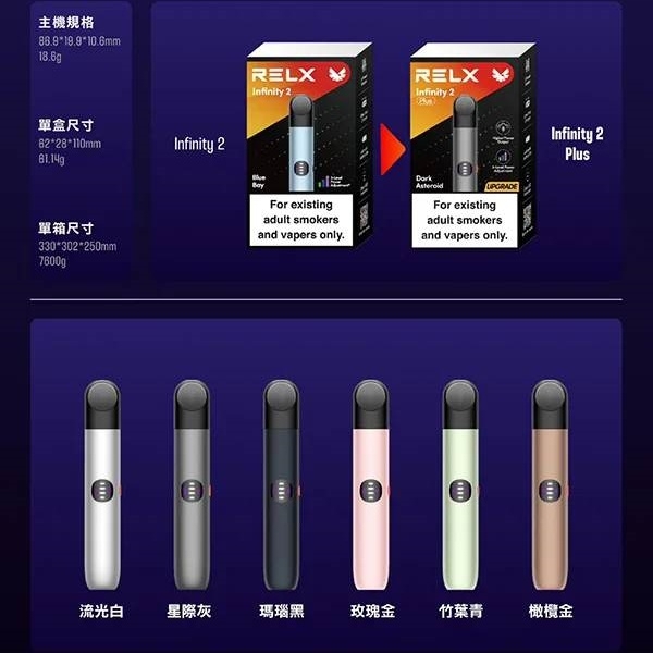 RELX6代主機 RELX電子煙主機 ILIA電子煙/台灣現貨#日期10/20